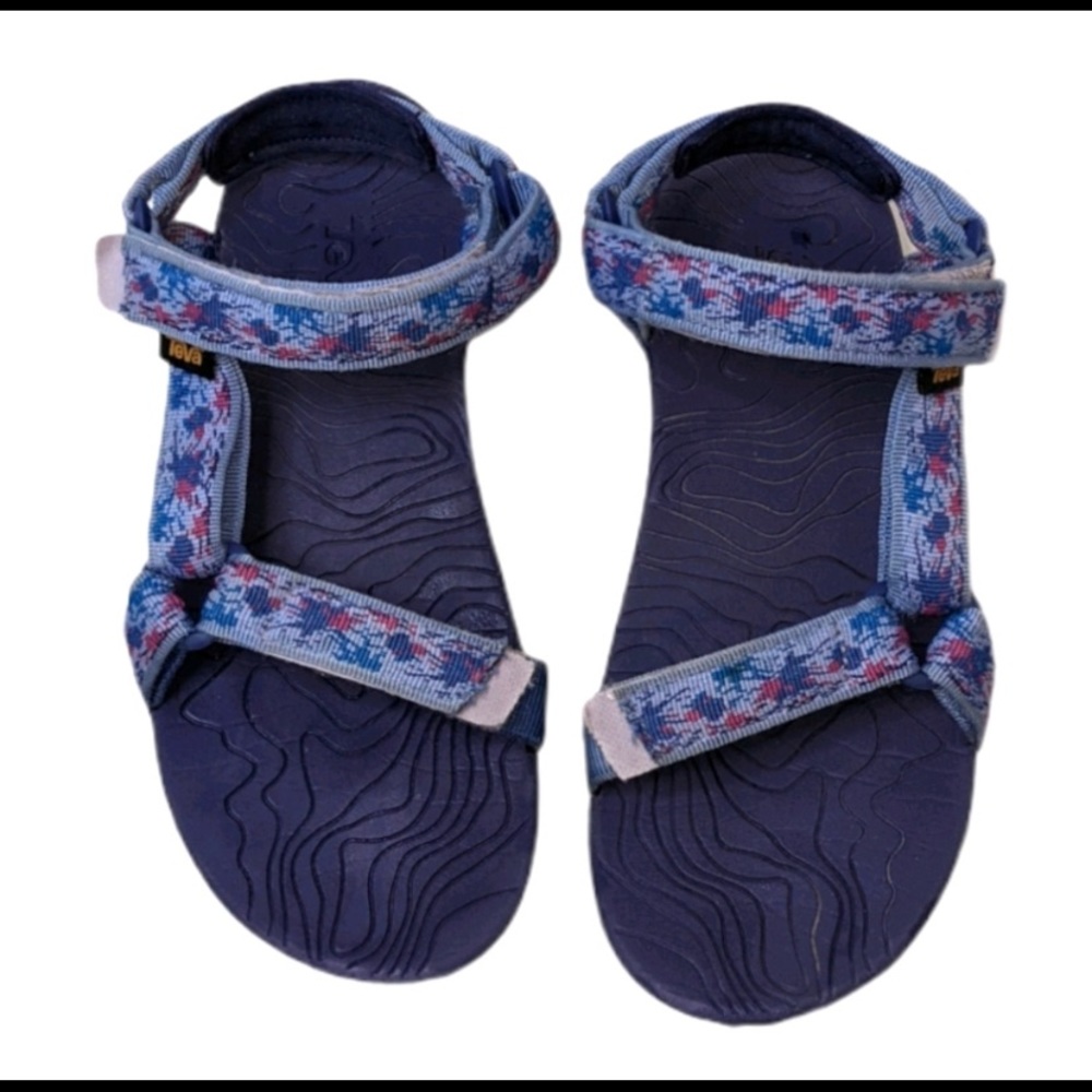 Teva Hurricane Paint Splatter Sandals Sz 6